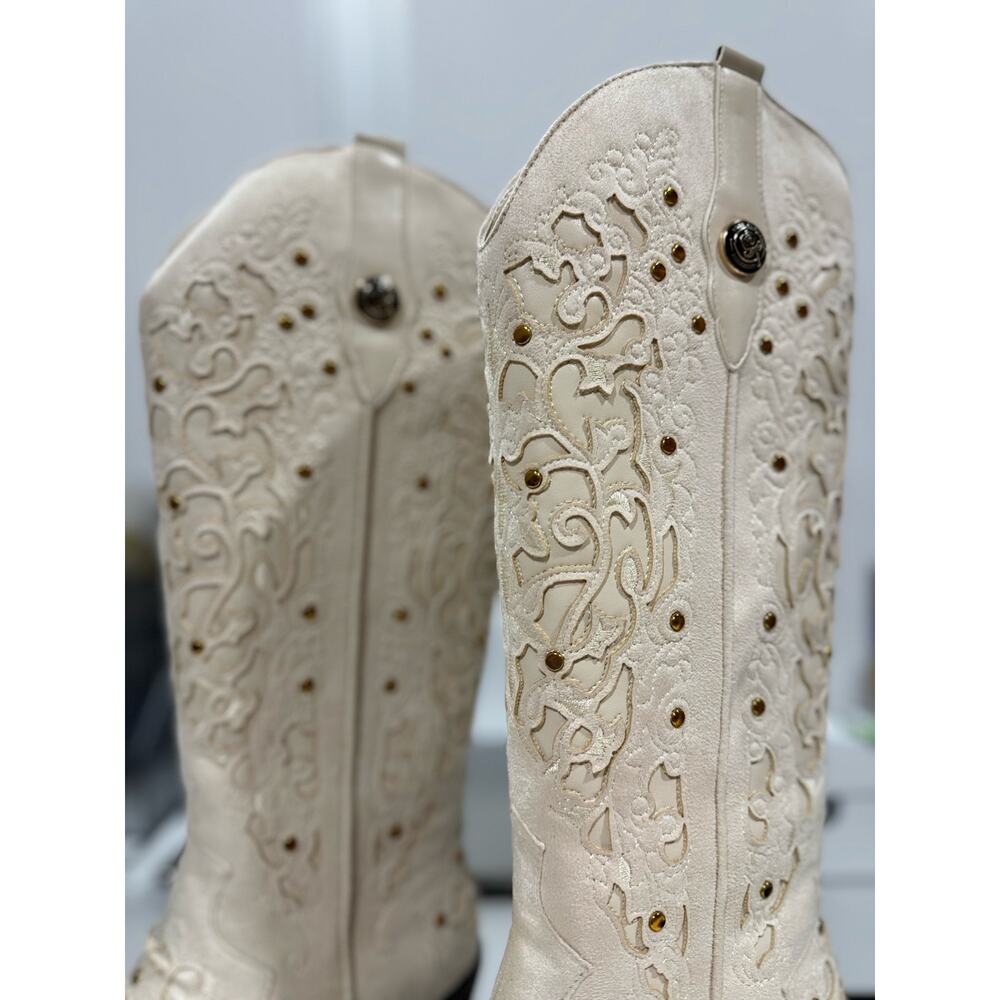 Rose Gentle The Josie Boots western boots cowgirl Size 7 - Picture 4 of 8